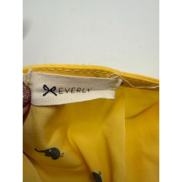 Women's Everly Yellow Elephant Dress L - Picture 2 of 5